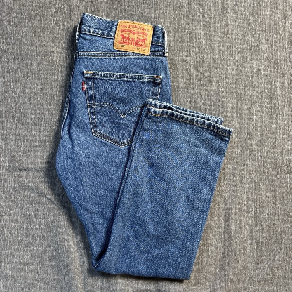 Levi's 505 light blue denim jeans - 32x30